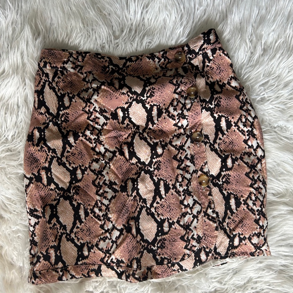 Francesca's Collections Pink Mini Pencil Skirt Night Out